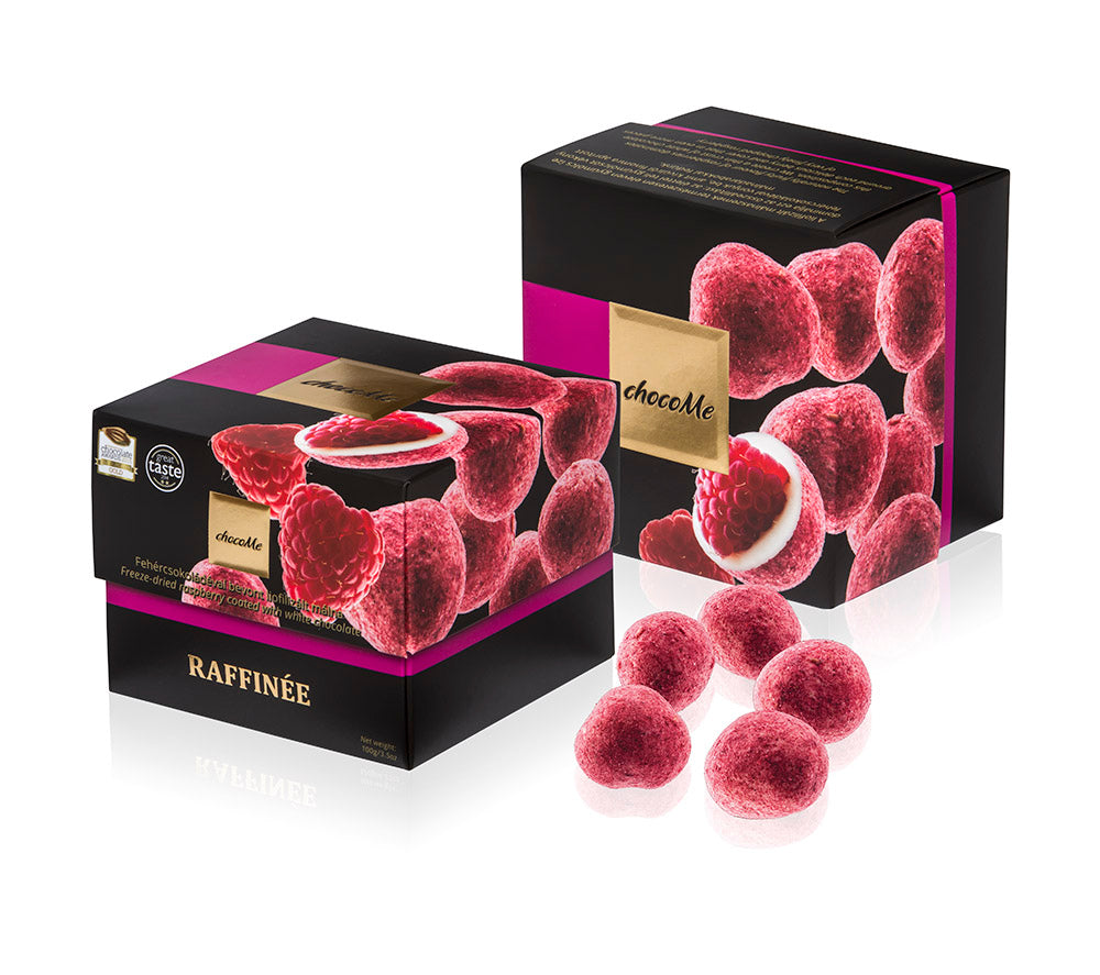 RF106 Frambuesa Liofilizada Cubierta de Chocolate Blanco - 120g