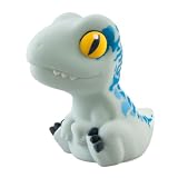 Grupo Erik Luz Nocturna Jurassic World - Lámpara de Mesita de Noche | Luz LED Recargable Squishy, Decoración Habitación, Merchandising Oficial, Cable USB-C y Batería (12x15,2x13,5 cm)