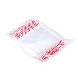 OFFICER PRODUCTS Bolsas con cierre a presión, 7 x 10 cm, 100 unidades (1 unidad), transparentes, transparentes, con cremallera, bolsas con cremallera, bolsas de polietileno, aptas para alimentos