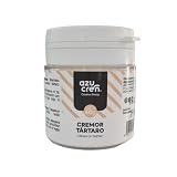 Azucren - Cremor Tártaro - Estabilizante de las Claras de Huevo y la Nata - Evita la Cristalización del Azúcar - 40 Gr