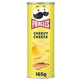 Pringles Cheesy Cheese Aperitivo Salado Sabor Queso 165g | Aperitivo salado crujiente de Pringles sabor queso, ideal para compartir en cualquier ocasión