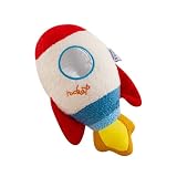 Xshelley 35 cm Rocket Shape Felpa Almohada de Juguete, Rocket Ship Relleno Muñeca de Felpa, Sofá de Sala de Estar Dormitorio Regalo de Cumpleaños Decorativo para Niños