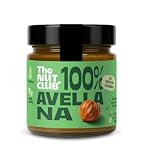 The Nut Club Crema de Avellana 100% Tostada 180 g, Vegana, sin Azúcares Añadidos, sin Gluten y sin Cacahuete, Textura Cremosa Ideal para Untar, Desayunos y Postres