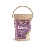 Borges Professional - Crema de Avellana Blanca Nutentic 13% 1kg | Sin Gluten, Sin Lactosa, Vegana, Baja en Azúcares, Sin Aceites Tropicales para Repostería y Heladería