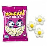 Bulgari Nubes Margarita Blancas Pack 100 Unidades | Golosinas Marshmallow con Forma de Flor | Chuches para Cumpleaños, Comuniones y Candy Bar