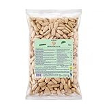 nut&me Almendra cruda sin piel 1 kg | Almendras peladas sin gluten, aditivos, conservantes ni sal, Fuente de proteínas y Alto en fibra
