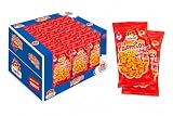 iChuches - Palomitas Ketchup Sin Gluten 35 g Pack 25 Unidades | Snack de Maíz con Sabor a Ketchup | Aperitivo Crujiente y Divertido | Ideal para Fiestas, Celebraciones y Picoteo