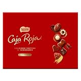 Nestlé Caja Roja Bombones 198g | bombones de chocolate con leche en estuche ideal para compartir o regalar