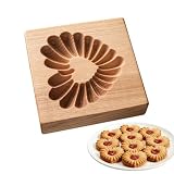 Sellos para galletas de madera, formas de madera, reutilizables