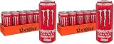 Monster Energy Ultra Red, Bebida EnergéticaPack de -12 Latas de 500ml (Paquete de 2)