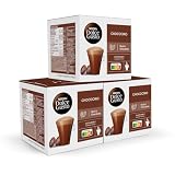 NESCAFÉ Dolce Gusto Chococino - Cápsulas de Café, 48 Cápsulas (3x16) - 24 Tazas de Café (2 cáps. por taza) - Bebida chocolateada - Originales para cafeteras Dolce Gusto