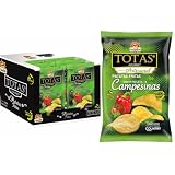 iChuches - Totas Campesinas Patatas Fritas 9 Bolsas de 130 g | Patatas Sabor Receta Tradicional Campesinas | Snack Crujiente y Sin Gluten para Aperitivos
