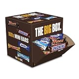 Mixed Minis Surtido Chocolatinas Halloween Megapack 100 barritas, 1900g | Caja con Snickers, Mars, Twix, Bounty y Milky Way. Ideal para compartir en ocasiones especiales o fiestas como Halloween.