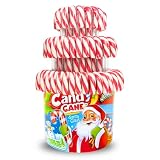Candy Cane Bastones Navideños Comestibles – 100 unidades x 12 g – Sabor Fresa y Multicolor – Dulces de Navidad para Decoración, Regalos y Fiestas - Pack Laborawi (Rojo/Blanco)
