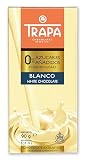 TRAPA 0% AZÚCARES AÑADIDOS | Tableta de Chocolate Blanco | Sin Gluten | Tableta de 90 g