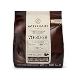 Chocolate negro en gotas Callebaut 70% bolsa de 400 gramos