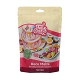 FunCakes Deco Melts, Green, 250 g