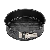 Zenker Black Metallic Molde Desmontable 20 cm 1 Fondo, Molde Reposteria, Molde Tarta o Molde Bizcocho en Acero con Revestimiento Antiadherente, Resistente hasta 230ºC, Color Negro, 20x6,5 cm, 1 ud.