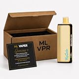 ML VAPER Quads 80K – Difusor de Aroma Portátil sin Líquido Arándano Grosella, Mora Frambuesa, Tarta de Queso y Lima Maracuyá – Diseño Compacto y Fácil de Usar