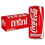 Coca-Cola Sabor Original, Refresco de Cola - Pack 10 Mini Latas, 200 ml