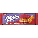 Milka MMMAX Tableta de Chocolate con Leche con Galleta Lotus Biscoff, 275g | Tableta de chocolate con leche con crujiente galleta y crema wafer para disfrutar en cualquier momento del día