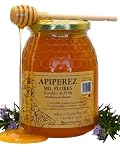 APIPEREZ Miel Cruda de Mil Flores 1 kg, Artesanal sin Pasteurizar España | miel natural española pura, origen seleccionado, calidad artesanal, sabor auténtico, receta tradicional