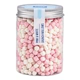 PME Crunch Mallows Mini Nubes Crujientes para Decoración Comestible - Rosa y Blanco (86 g / 3,03 oz)
