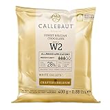 Chocolate blanco en gotas Callebaut 28% bolsa de 400 gramos