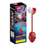 AMOS TastySounds Paleta de Caramelo Musical Sabor Fresa de Corazón | Tecnología de conducción ósea única. Regalo interactivo ideal para cumpleaños, fiestas y Navidad. Incluye tapones para oídos.