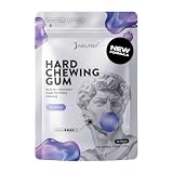 JAWLINER Hard Gum – Chicle duro para entrenamiento de mandíbula 40 unidades | Chicle duro para entrenar la mandíbula y los músculos masticadores. 40 unidades para masticación intensa y mewing