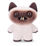 Fuggler Alley Cats Peluche 9' (Yawper) de ZURU – Monstruo Feo y Divertido con Dientes Humanos. Peluche Coleccionable para niños, Adolescentes, Adultos y Amantes de Gatos raros.