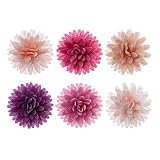 dekora - Caja de 12 Pompones de Oblea para Decorar - Pompones Comestibles para Tartas - Decoración de Oblea para Tarta Cumpleaños - Colores Surtidos de 4,5 cm