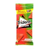 TRIDENT Senses Chicles Láminas Sabor Sandía Sin Azúcar, Multipack 3 uds