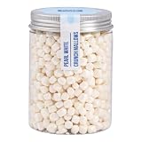 PME Crunch Mallows Mini Nubes Crujientes para Decoración Comestible - Blanco Perla (87 g / 3,06 oz)