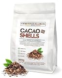 Cacao V Delta Cascarilla de Cacao Natural 200g - Té de Cáscara Puro Premium Vegano, No GMO, Sin Alérgenos, Sin Gluten, Antioxidante, Sin Azúcar, Flavonoides - Infusión de Chocolate
