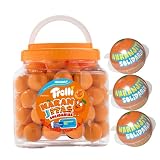 iChuches - Caramelo Naranja Solidario Dana | Gominola Inspirada en Valencia | Tarro 85 Unidades (Naranjas 85)