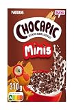 Nestlé Chocapic Minis Cereales Integrales con Chocolate 310 g | Los Chocapic de siempre, con su irresisitible sabor a chocolate, pero con los pétalos en tamaño mini, todavía más divertidos