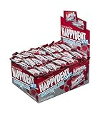 Happydent Chicle sin Azúcar con Xilitol Sabor Fresa - Paquete de 200 x 2.20 gr - Total: 440 gr