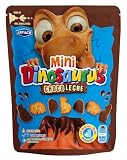 Mini Dinosaurus Chocolate con Leche con cierre ZIP 100g