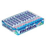 MENTOS Menta, Caramelos Masticables, Pack 20 uds