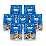 by Amazon - Cacahuetes tostados y salados 200 g, paquete de 7