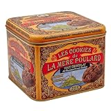 La Mère Poulard Galletas tipo cookies de Mantequilla y Chocolate - Lata de 400g