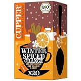 CUPPER - 20 Bolsitas de Infusiones Ecológicas de Naranja y Canela - Sin Azúcar Añadido - Apto para Veganos - Propiedades Digestivas y Antioxidante