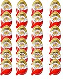 8X Paquete de 8 para Kinder Joy Edición One Piece, paquete de 8 con 3 huevos sorpresa cada uno, edición especial de Netflix, 60 g