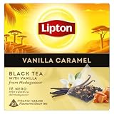 Lipton Vanilla Caramel 20 Bolsitas – Infusión Dulce con Vainilla y Caramelo