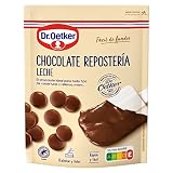 DR. OETKER - Chocolate con Leche para Repostería 150 g, Cobertura Especial para Bizcocho, Tartas o Cualquier Dulce, Intenso Sabor, Fácil de Usar