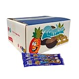 Polos Flash Zamba Piña Colada 56 Unidades – Bebida para Congelar Infantil Sabor Tropical Piña Colada, Formato Ahorro Refrescante para Verano, Sin Gluten y Sin Lactosa
