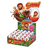Huevos de Chocolate Sorpresa Safari Cool Candies Estuche 24 Unidades | Animales sorpresa para coleccionar · Ideal para fiestas y cumpleaños