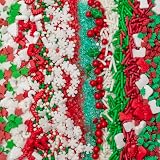 PME Cake Sprinkles Clásicos Surtidos | Decoraciones Comestibles para Tartas y Cupcakes Brillantes | Pack de 30 (180g / 6.35oz)