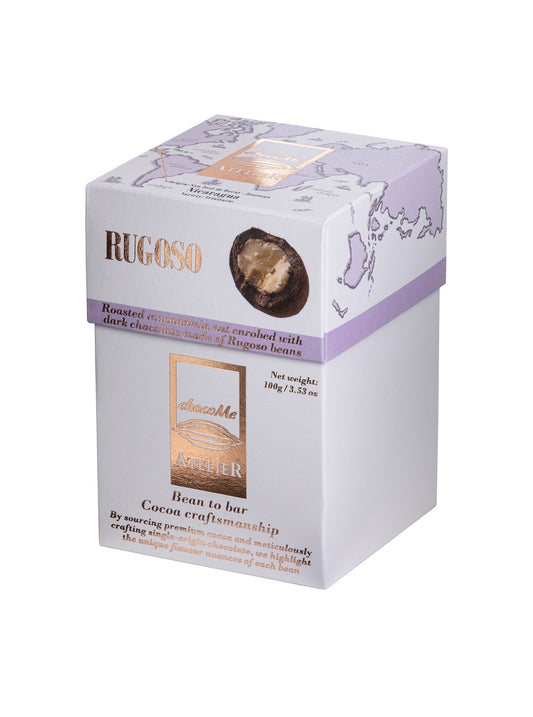 BB-RF105 Nueces Macadamia tostadas con chocolate negro al 70% de la variedad Rugoso